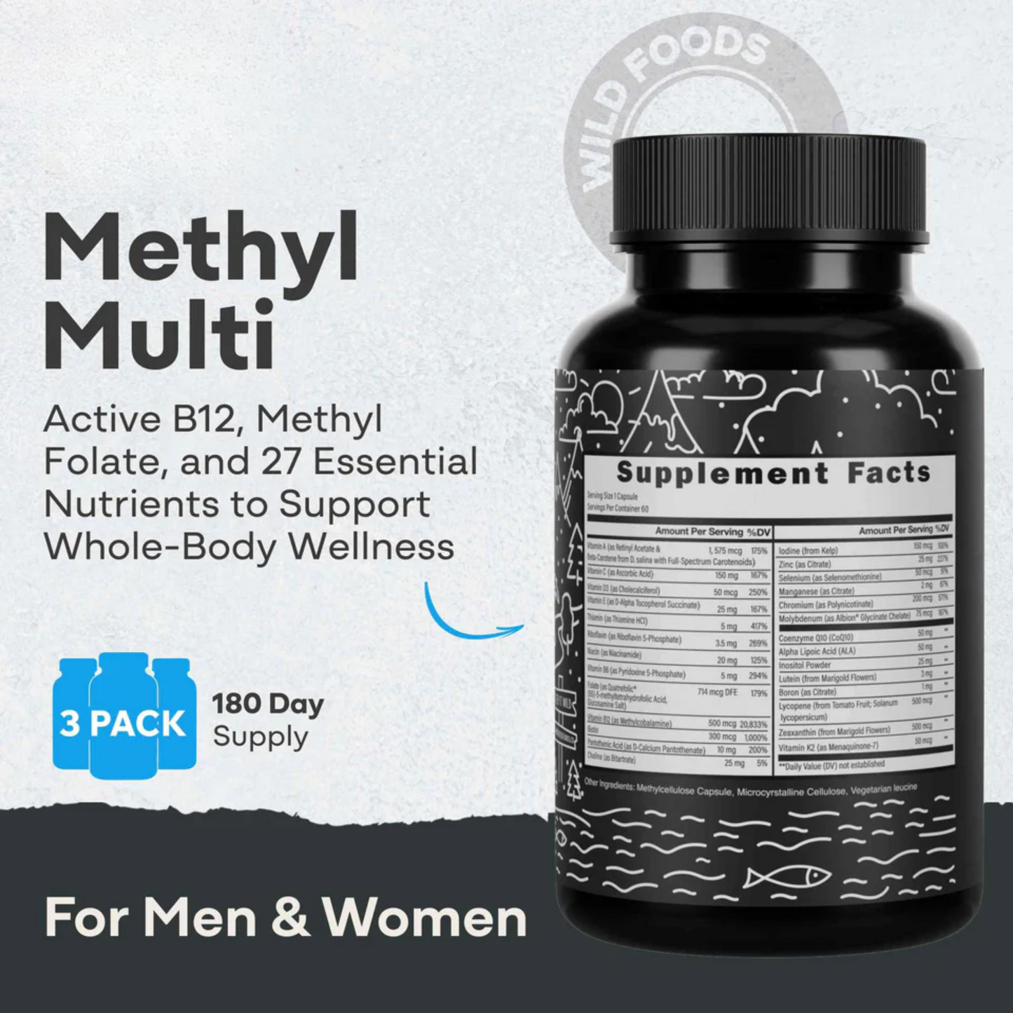 Methylated Whole Food Multivitamin